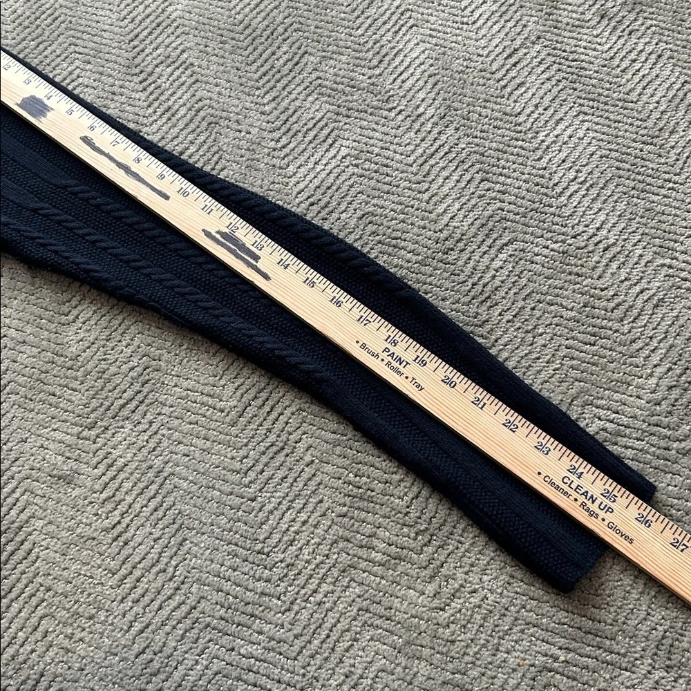 Brooks Brothers Navy Cable Knit Shawl Collar Cardigan Gold Buttons M - Picture 11 of 11